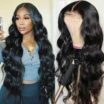 Lacewig Peruca Humana 80cm Ondulada Para Uso Diário Blend Lacewig Peruca Humana 80cm Ondulada Para Uso Diário Blend