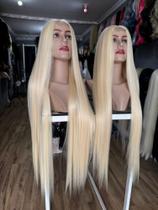 Lacewig peruca lace 1 metro super longa lisa fibra premium preta lisa morena iluminada castanho