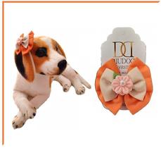 Lacinho Laço Pet Cachorro Luxo Fita, Pérolas E Strass Dudog