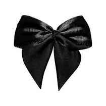 Lacinho Preto Tipo Gravatão - Pct c/ 10 peças - Laços Marcela - Rizzo