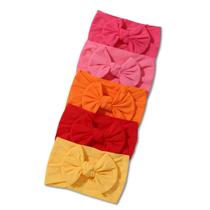 Lacinhos Turbante de Bebê Faixinha de Cabelo Infantil 5 Unidades