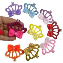 Laço coroa com pérola para cães Laço coroa com pérola para cães