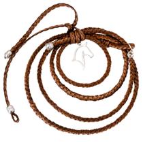 Laço Couro Cavalo Marrom Country Decoração Retrovisor