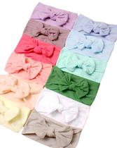 Laço De Cabelo Bebê Roupa Infantil Turbante Faixinha Acessórios para Meninas Kit Com 12 Unidades