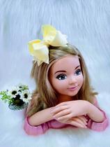 Laço de Cabelo Belli Amarelo Claro - Acessório Infantil Laço de Cabelo Belli Amarelo Claro - Acessório Infantil
