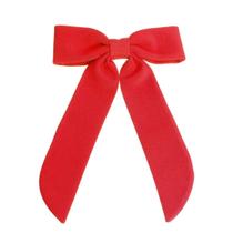 Laço de cabelo bia crepe vermelho