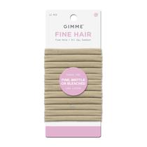 Laço de cabelo GIMME Fine Elastic Blande Blonde, pacote com 12 Laço de cabelo GIMME Fine Elastic Blande Blonde, pacote com 12