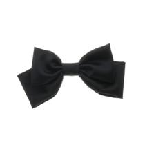 Laço de cabelo lais crepe acetinado preto Laço de cabelo lais crepe acetinado preto