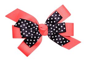 Laço de cabelo Webb Direct2U Girls, gorgorão pontilhado preto, 4,5 cm Laço de cabelo Webb Direct2U Girls, gorgorão pontilhado preto, 4,5 cm