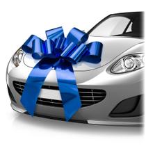 Laço de carro grande Zoe Deco azul brilhante 76 cm de diâmetro