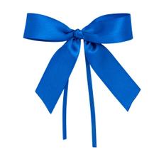 Laço de Cetim Simples Azul Royal M com Fitilho 4mm - Progresso