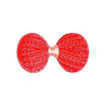 Laço de crochê 3x5cm cor 035 vermelho pct c/10 unidades Laço de crochê 3x5cm cor 035 vermelho pct c/10 unidades