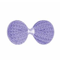 Laço de crochê 3x5cm cor 296 lilás pct c/10 unidades