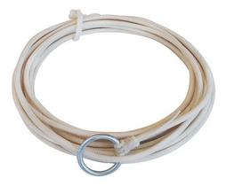 Laço De Ferro Americano Reforçado Branco 12 Metros Resinado Original