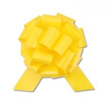 Laço de presente HCHENBOW grande de 30,5 cm, laço de puxar, 2 peças, amarelo