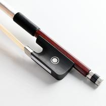 Laço de viola VINGOBOW Brazilwood, tamanho completo, 74,5 cm, sapo de ébano Laço de viola VINGOBOW Brazilwood, tamanho completo, 74,5 cm, sapo de ébano