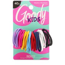 Laço elástico para cabelo Goody Kids Ouchless, 40 unidades, cores variadas