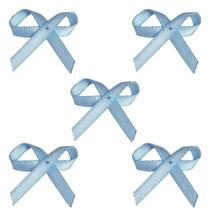 Laço estreito de cetim cor azul bebê pct c/50 unidades Laço estreito de cetim cor azul bebê pct c/50 unidades