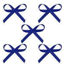 Laço estreito de cetim cor azul marinho pct c/50 unidades Laço estreito de cetim cor azul marinho pct c/50 unidades