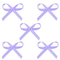 Laço estreito de cetim cor lilás pct c/50 unidades