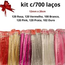 laço facil kit com 700 unidades 12mmx20cm