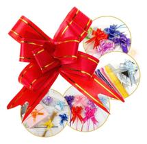 Laço Fácil Mágico Grande Para Presente Pronto 100 Unidades