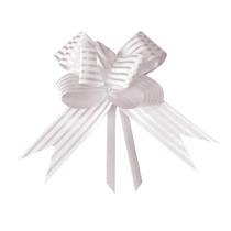 Laço Fácil Médio Listrado c/ 10 un Branco - Cromus Laço Fácil Médio Listrado c/ 10 un Branco - Cromus