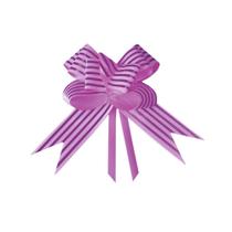 Laço Fácil Médio Listrado c/ 10 un Lilás - Cromus