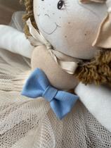 Laço Feminino Gravatinha na cor Azul Claro Laço Feminino Gravatinha na cor Azul Claro