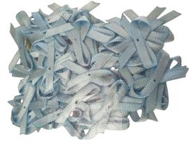 Laço Fino de Cetim 3mm - Cor 16 (azul claro) - 100% poliéster - kit c/ 5 pcts c/ 50 unid cada