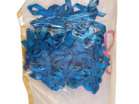 Laço Fino de Cetim 3mm - Cor 77 (Azul Bic) - kit c/ 5 pcts c/ 50 unid cada