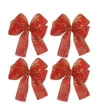 Laço Grande Premium Luxo Decor Árvore Guirlanda Natal 12Un Laço Grande Premium Luxo Decor Árvore Guirlanda Natal 12Un