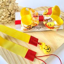 Laço Menina Prendedor de Chupeta kit 2 peças na Faixa Slim