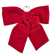 Laço Natalino Vermelho Pronto Enfeite 35cm Empório