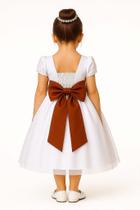 Laço Opcional e Faixa para Vestido Selena Terracota Laço Opcional e Faixa para Vestido Selena Terracota