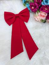 Laço Opcional para Vestido Selena Vermelho - Acessório Infantil Laço Opcional para Vestido Selena Vermelho - Acessório Infantil