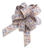 Laço Prático Mágico Floral Em Rolo. Rende 15 Laços (3 Rolos)