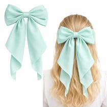 Laço Presilha de Cabelo Estilo Coreano Moda Dorama Grande Toque de Seda (1 Und)