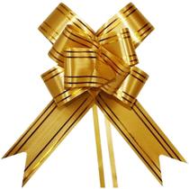 Laco Pronto Decorado 17MMX34CM Amarelo Fio Dourado