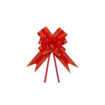 Laço Pronto fácil Laço mágico para presente 50mm x 76cm Vermelho e Dourado - XIN FEI CAI DAI Laço Pronto fácil Laço mágico para presente 50mm x 76cm Vermelho e Dourado - XIN FEI CAI DAI