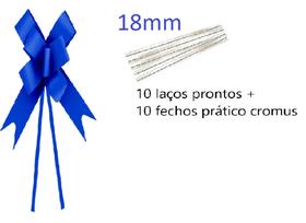 Laço Pronto Liso 18 mm - 10 Unidades + Fecho prático Cromus Laço Pronto Liso 18 mm - 10 Unidades + Fecho prático Cromus