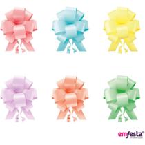 Laço Pronto Liso 20MM X 40CM CANDY Colors PCT com 10 Laço Pronto Liso 20MM X 40CM CANDY Colors PCT com 10