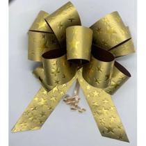 Laço Pronto Para Presente e Embalagem - Laço Estrela Flor Grande 10 Unidades