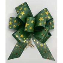 Laço Pronto Para Presente e Embalagem - Laço Estrela Flor Grande 10 Unidades