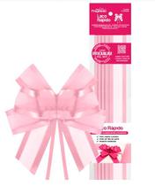 Laço rápido de voal 22mm 5 unid cor 310 rosa bebê - lrz005
