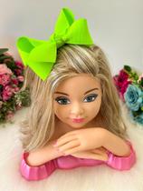 Laço Verde Neon Antonella - Acessório de Cabelo para Princesas Laço Verde Neon Antonella - Acessório de Cabelo para Princesas