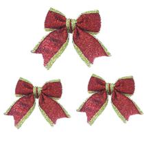 Laco vermelho e dourado tam 15x13cm kit c/ 3 peças Laco vermelho e dourado tam 15x13cm kit c/ 3 peças