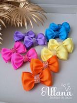 Laços cabelo infantil / laço gravatinha / acessorio de cabelo presilha unidade