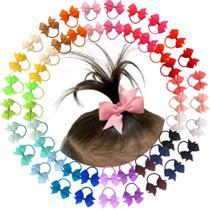 Laços de Cabelo CÉLLOT Baby - 50 Peças com Elásticos de 5cm