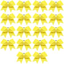 Laços de cabelo Cheer Caenagrion 18 peças, elástico amarelo de 20 cm Laços de cabelo Cheer Caenagrion 18 peças, elástico amarelo de 20 cm